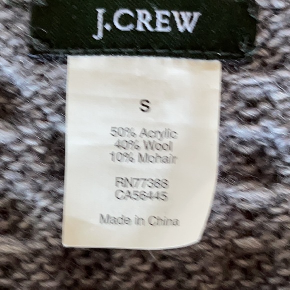 Grey J Crew Cable Knot Sweater - Picture 5 of 6